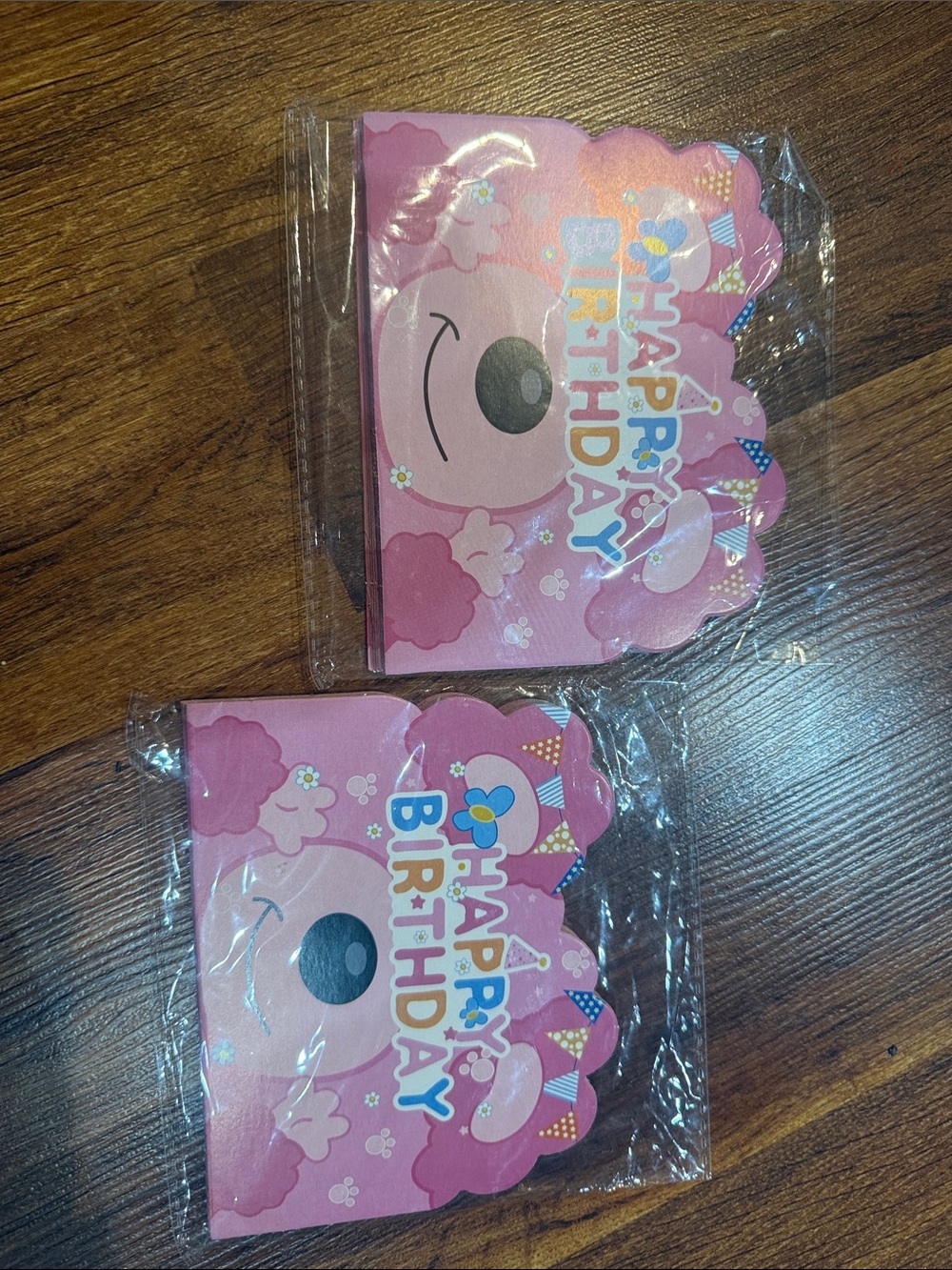 2 pack Birthday Party Invite Cards Happy birthday